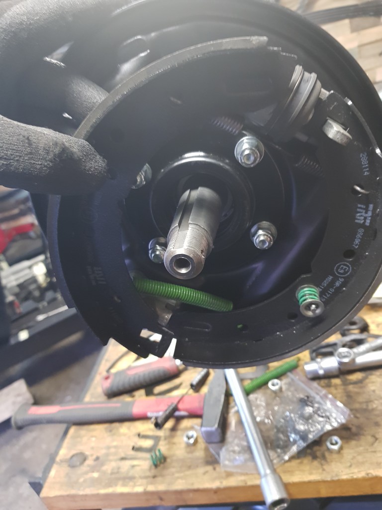 make sure to attach the springs early