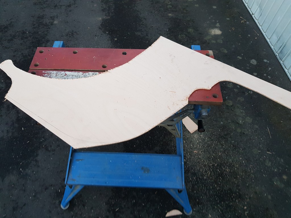 rough  cut with jigsaw