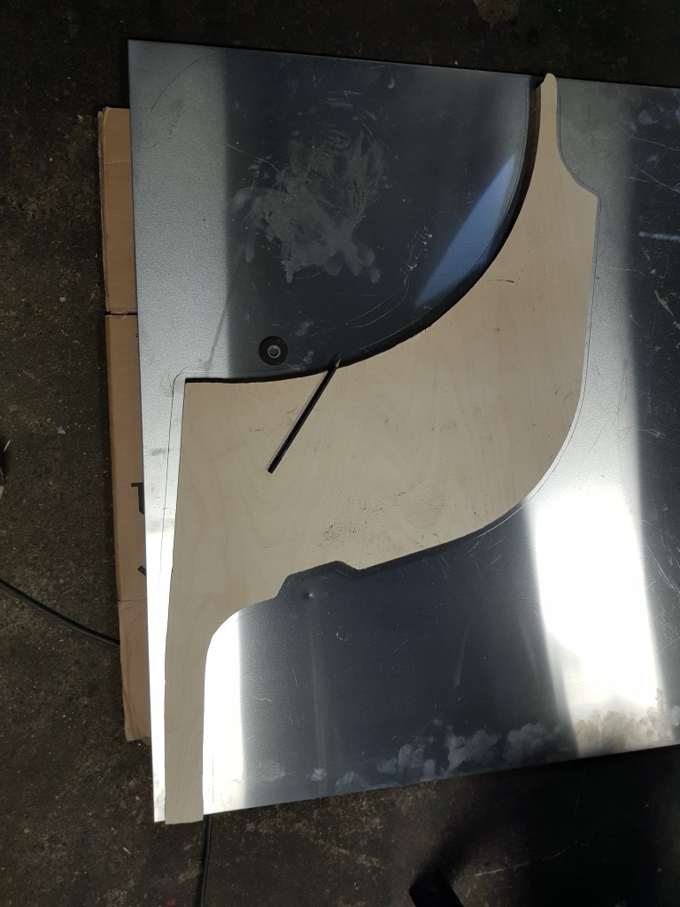 transfer of template to sheet