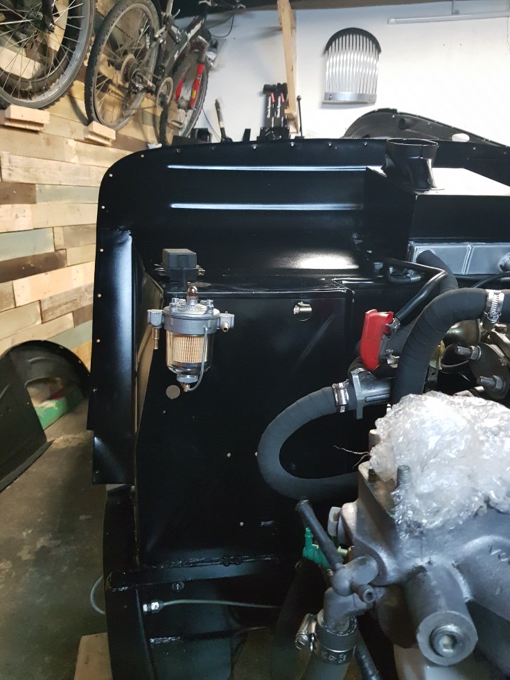 New fuel pressure regulator and filter